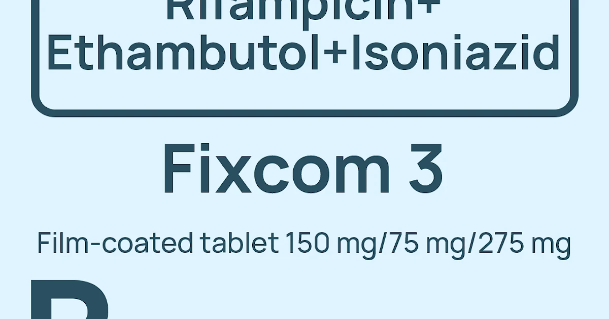 MyPharma | Fixcom 3 Film-coated tablet 150 mg/75 mg/275 mg