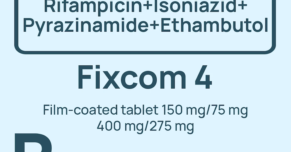 MyPharma | Fixcom 4 Film-coated tablet 150 mg/75 mg/400 mg/275 mg