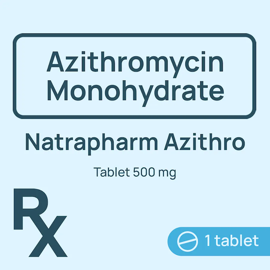 MyPharma | Natrapharm Azithro Tablet 500mg