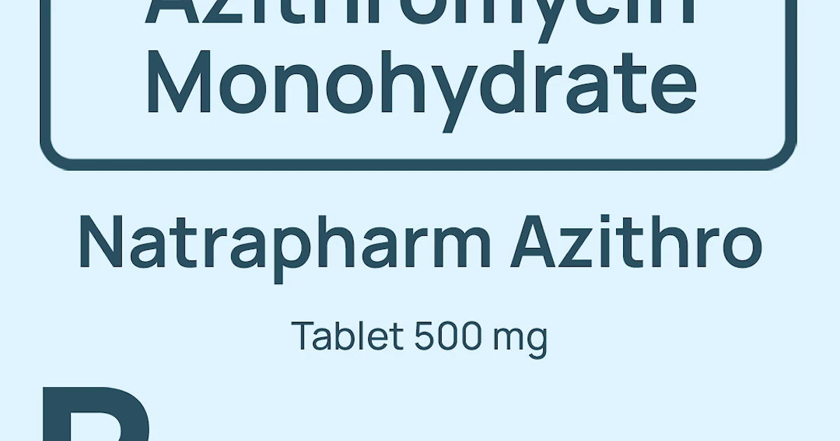 MyPharma | Natrapharm Azithro Tablet 500mg